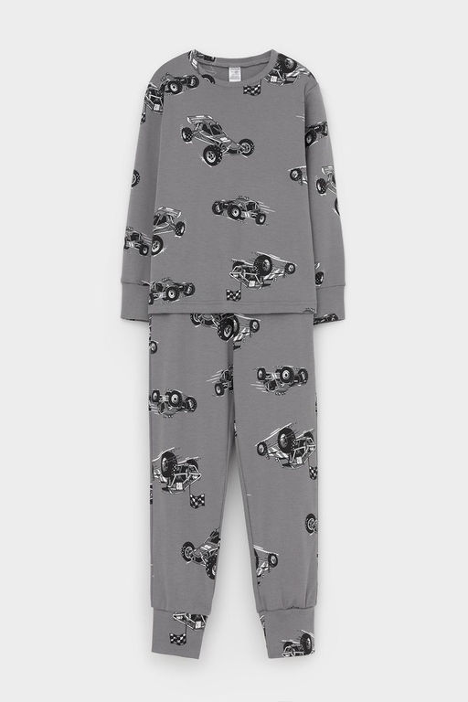 Crockid _ К 1552/серый,быстрые багги пижама дет  фото 5