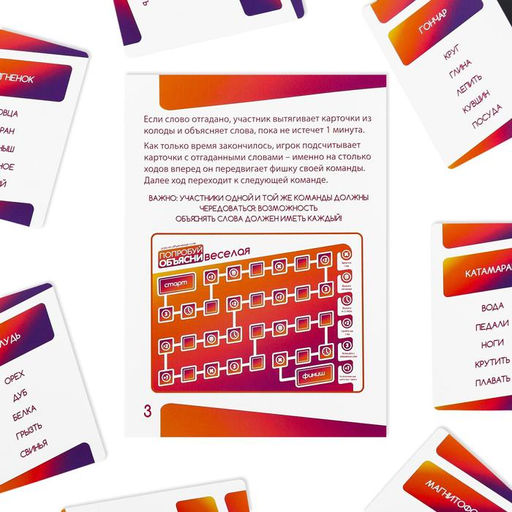 Настольная игра на объяснение слов Попробуй объясни, 100 карт - Лас играс фото 6