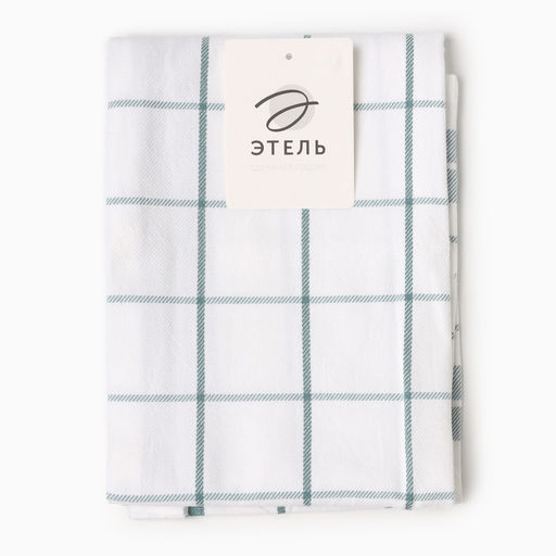 Цена за 2 шт. Полотенце ЭтельКлетка, цв. синий, 50х70 см, 100% хл  фото 6