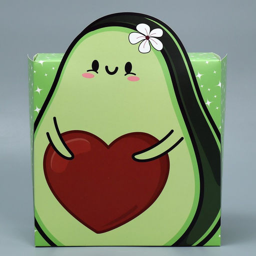 Коробка подарочная складная, упаковка, «Авокадо», 25×25×10 см