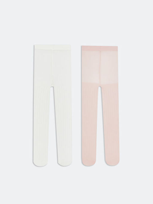 ?nce K?z ?ocuk K?lotlu ?orap 2li