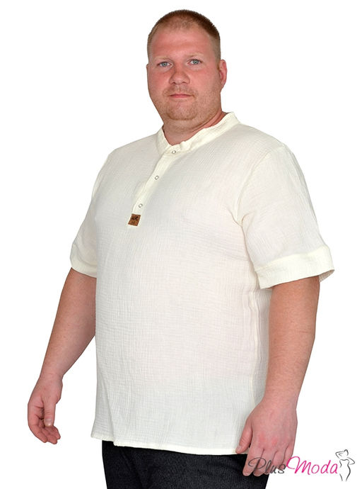 Рубашка-поло Модель №1624 размеры 44-84 - Plusmoda фото 2