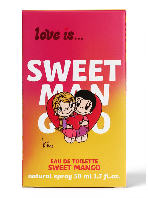 Туалетная вода с феромонами Love is Sweet mangot, 50 мл