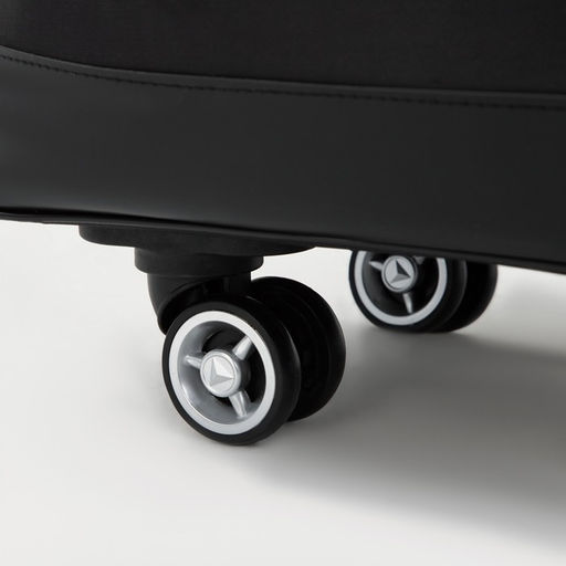 Сумка дорожная 20 на колёсах, отдел на молнии, наружный карман, цвет чёрный - Simaland фото 3