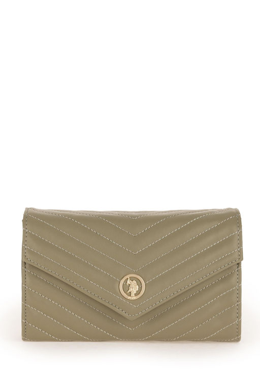 Женская сумка через плечо цвета хаки с ремешком-цепочкой Неожиданная скидка в корзине - U.s. polo assn фото 3