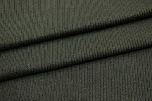 Вельвет цв.Темно-эвкалиптовый, ш.1.5м, хлопок-100%, 315гр/м.кв - Купава фото 2