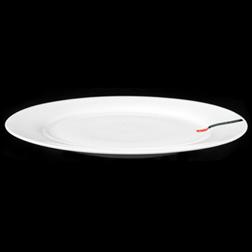 "ДМ" Тарелка мелкая фарфоровая "Классика" д230мм (Китай)