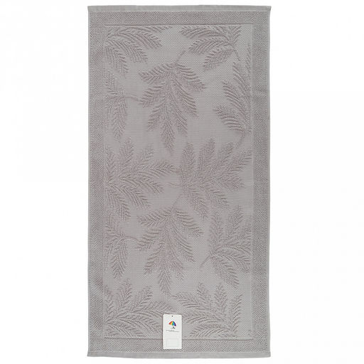 Полотенце махровое "Экзотика" 50х90см, хлопок 100%, серый (Китай)
