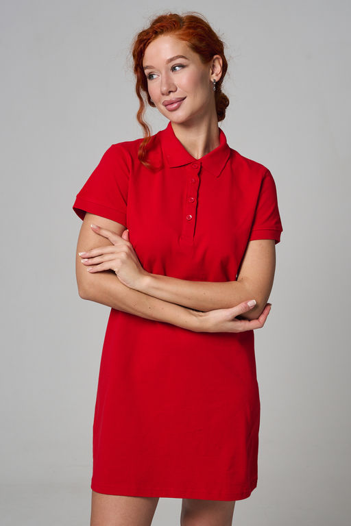 Платье Натали 14413 поло из хлопка  фото 58