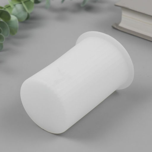 Молд силикононовый «Цилиндр. Полоски тонкие» 6,5 х 6,5 х 8,7 см