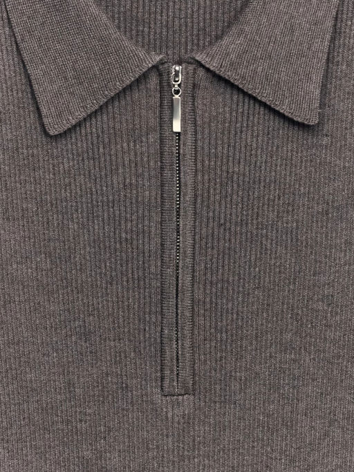 Вязаное платье поло из вискозы / Zarina  фото 10