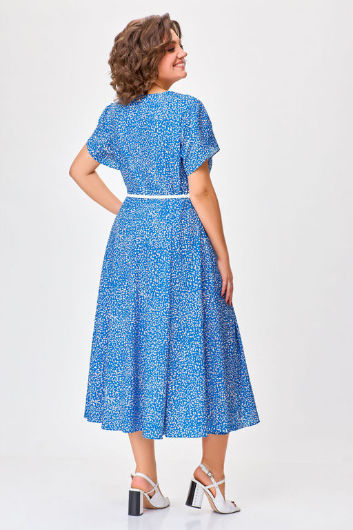 Блуза Swallow 803.2 черный+серебряный узор фото 1157