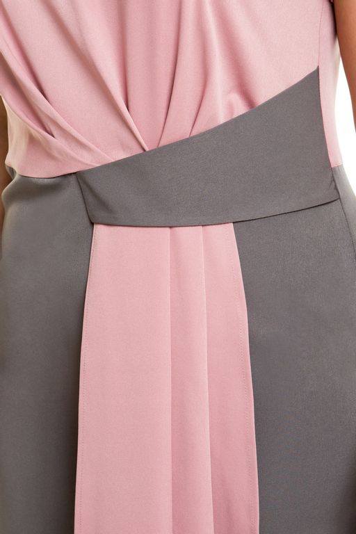 Платье 1096 серо-розовый - Novita фото 6