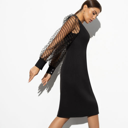 Платье Таинственная незнакомка (black) - Charutti фото 5