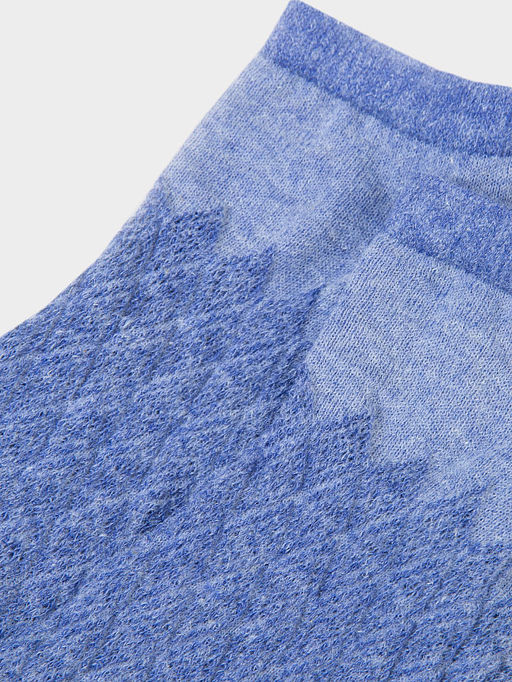 Цена за 5 пар! Носки женские ажурные фиолетовые - Mark formelle фото 4