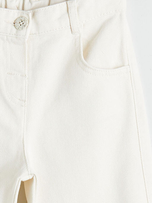 Beli Lastikli Basic K?z ?ocuk Pantolon