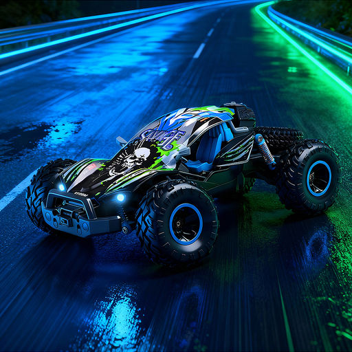 Машина "Монстр-трак" р/у, 27 MHz, в коробке