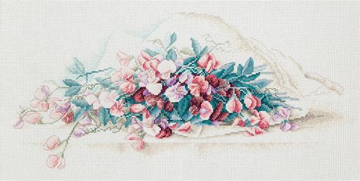 Набор для вышивания PANNA Золотая серия C-1868 Душистый горошек 47 х 24 см