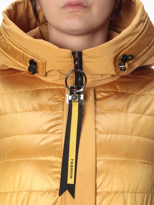 BM-807 YELLOW Куртка демисезонная женская АЛИСА (100 гр. синтепон) - Фабричный китай фото 11