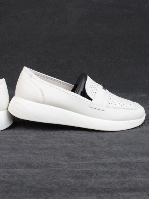 03-PDL 205-5 LT. BEIGE Полуботинки женские (натуральная кожа) - Фабричный китай фото 14