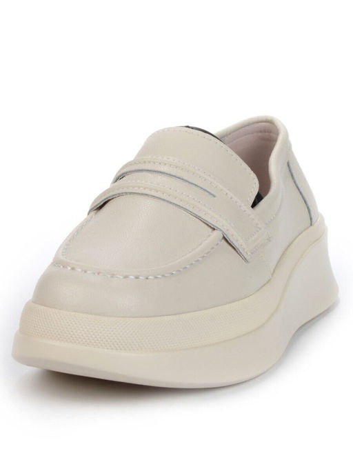 03-PDD171-2 BEIGE Полуботинки женские (натуральная кожа)