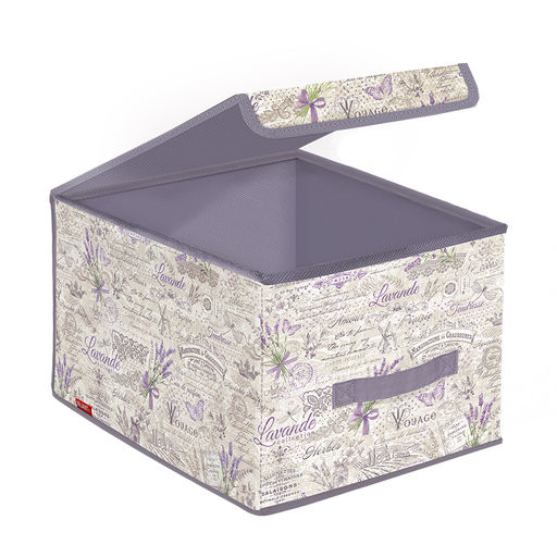 Короб стеллажный с крышкой, большой, 30*40*25 см Valiant  фото 59