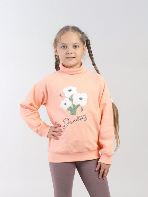 CRB wear / CWKG 63990-47-427 Водолазка для девочки,персиковый