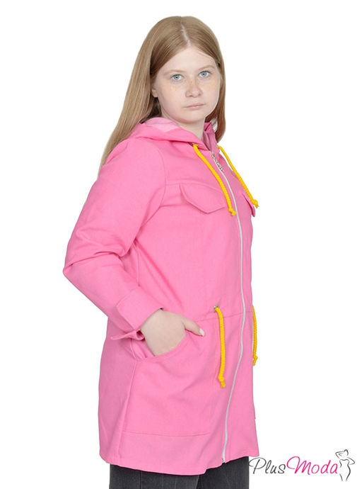 Парка Модель №1258 размеры 44-84 - Plusmoda фото 3