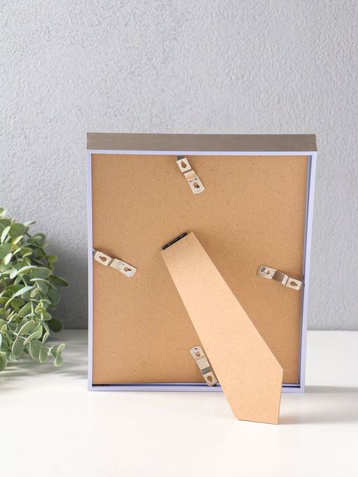 Фоторамка для фото 20×25 см «Ламберто», пластик, серебро с белым, 26×21×3.5 см