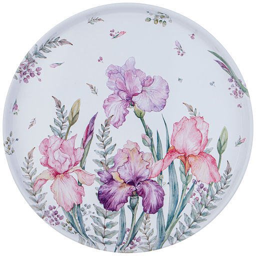 ПОДНОС СЕРВИРОВОЧНЫЙ AGNESS ИРИСЫ 33Х2,1 СМ