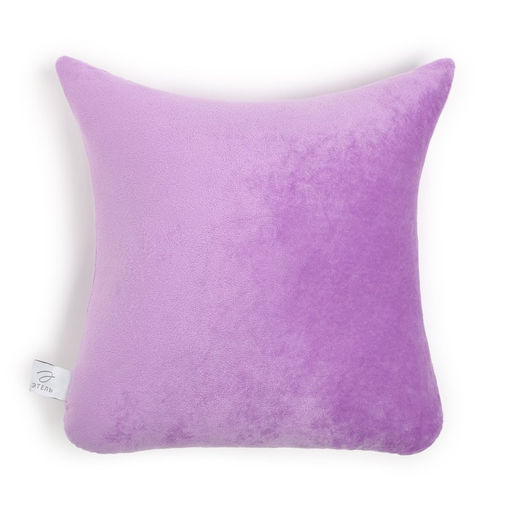Подушка Этель Сова фиолетовая 48х38см, велюр, 100% п/э  фото 3