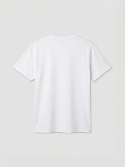 Bisiklet Yaka Bask?l? Erkek ?ocuk Ti??rt