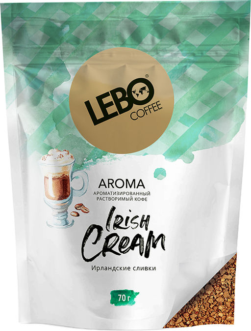 LEBO. Aroma. Ирландские сливки 70 гр. мягкая упаковка