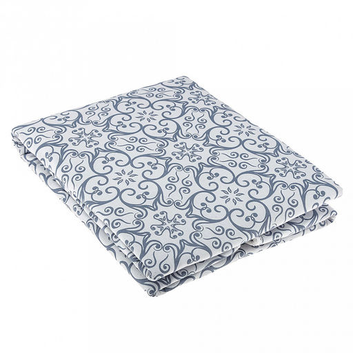 Чехол для гладильной доски хлопчатобумажный 130х46см, прокладка из поролона, основа Fibretex, размер доски 125х40см (Россия)