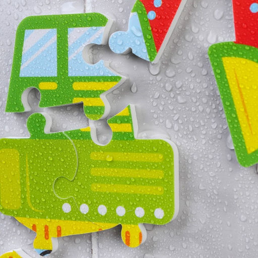 Мягкий пазл для малышей Экскаватор, 4 детали, Крошка Я  фото 9