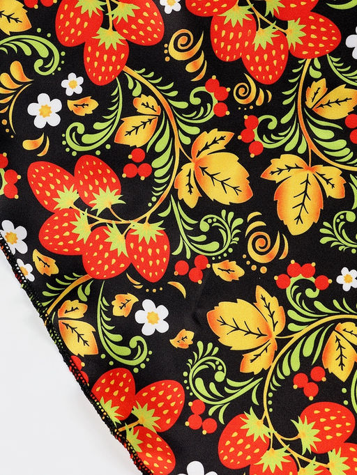 Карнавальный набор «Девица-красавица»: воротник, баска с клубникой