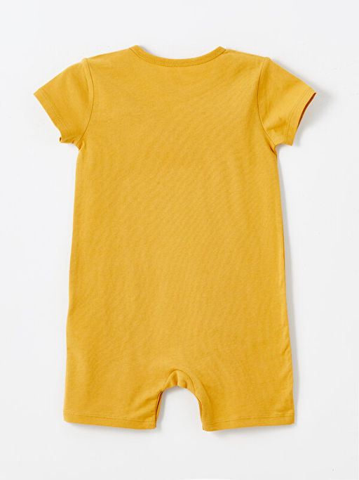 Bisiklet Yaka K?sa Kollu Bask?l? Erkek Bebek Tulum 2li - Waikiki фото 3