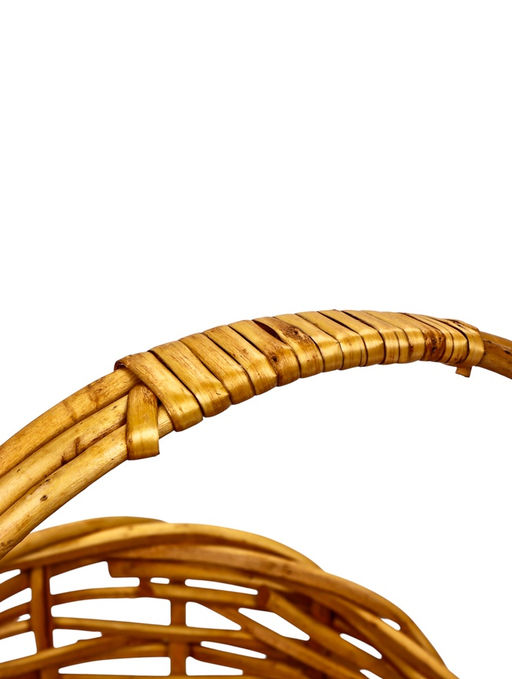 Корзина плетёная для хранения, лоза, коричневая, набор 3 шт.