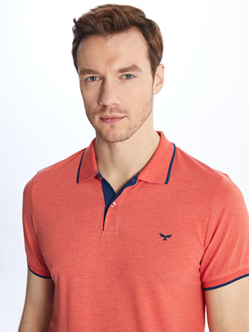 Polo Yaka K?sa Kollu Pike Erkek Ti??rt