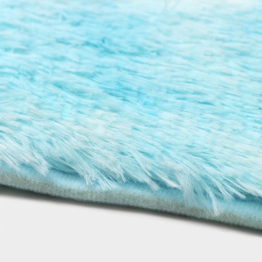 Коврик для дома Доляна Пушистик, 4060 см, сине-голубой  фото 4