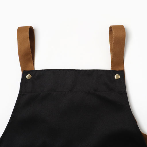 Фартук «Этель», чёрный, 69×74 см,100% п/э