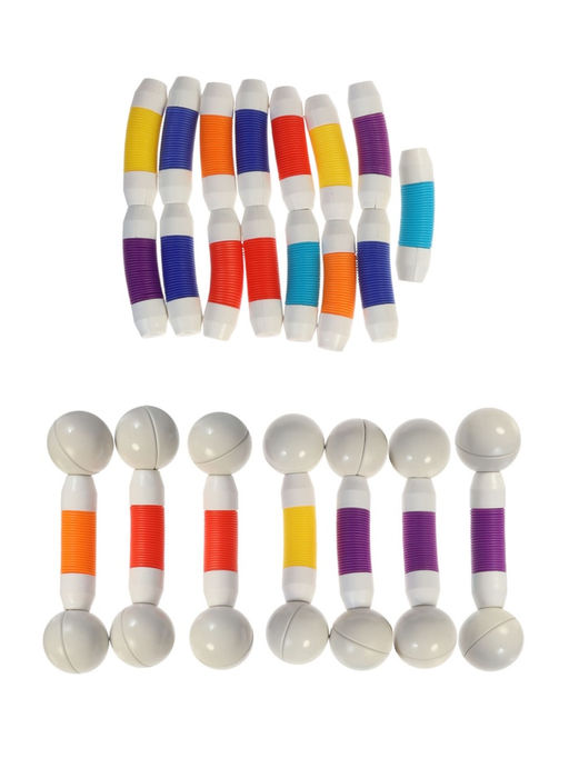 Конструктор магнитный «Развивающие трубы», 36 деталей