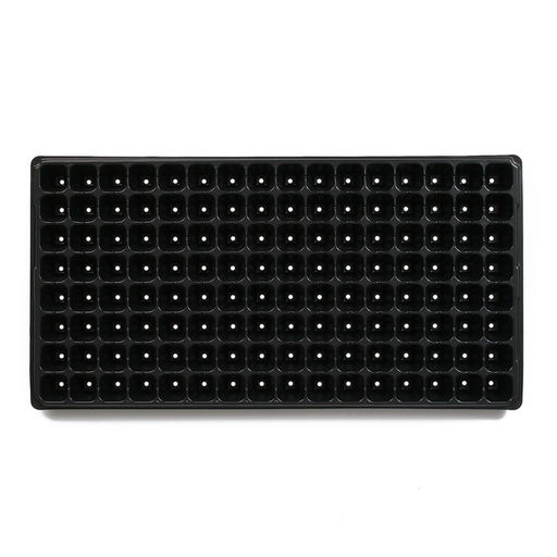 Цена за 3 шт. Кассета для выращивания рассады Greengo на 128 ячеек, по 15 мл, пластиковая, чёрная, 54×28×5 см