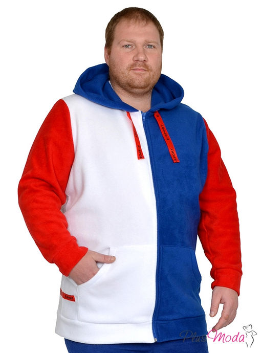 Толстовка Модель №1436 размеры 44-84 - Plusmoda фото 4