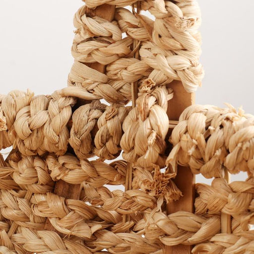 Корзина плетёная для хранения «Кош», ротанг, бежевая, набор 3 шт.