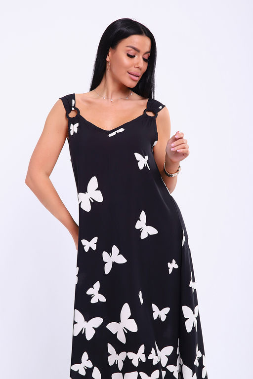 Сарафан летний больших размеров пляжный домашний 5740 - Натали фото 33