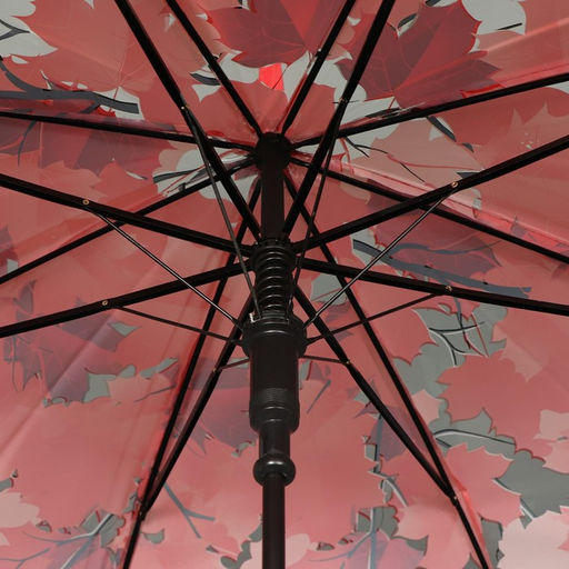 Зонт - трость полуавтоматический Листопад, 8 спиц, R = 45 см, цвет МИКС - Simaland фото 3