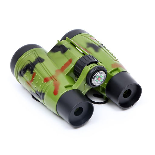 Бинокль 4х, детский, пластик, резина, микс, 10х11 см - Simaland фото 2