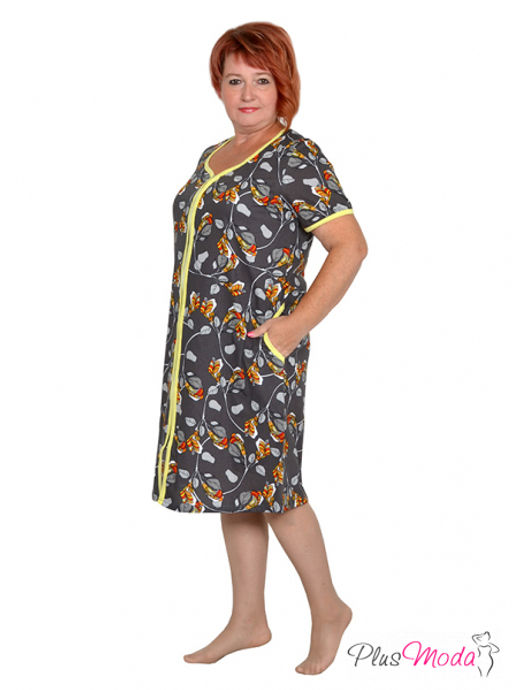 Халат Модель №1340 размеры 44-84 - Plusmoda фото 5