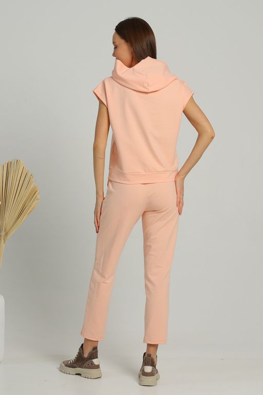 Джемпер, футболка 210L3 персик - Solo mio фото 6